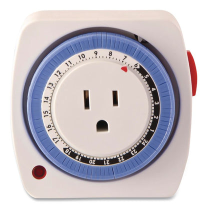 AC Indoor Timer, Analog, 4 x 3, White