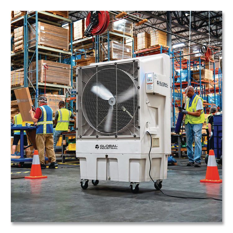 Portable Evaporative Cooler, 30", 3 Speeds, 26 gal