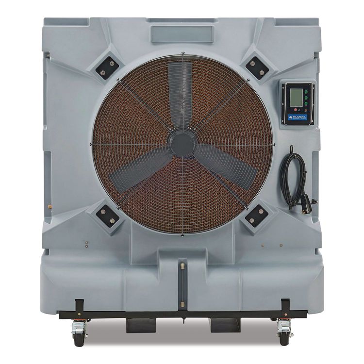 Portable Evaporative Cooler with Direct Drive, 36", 3 Speeds, 74 gal