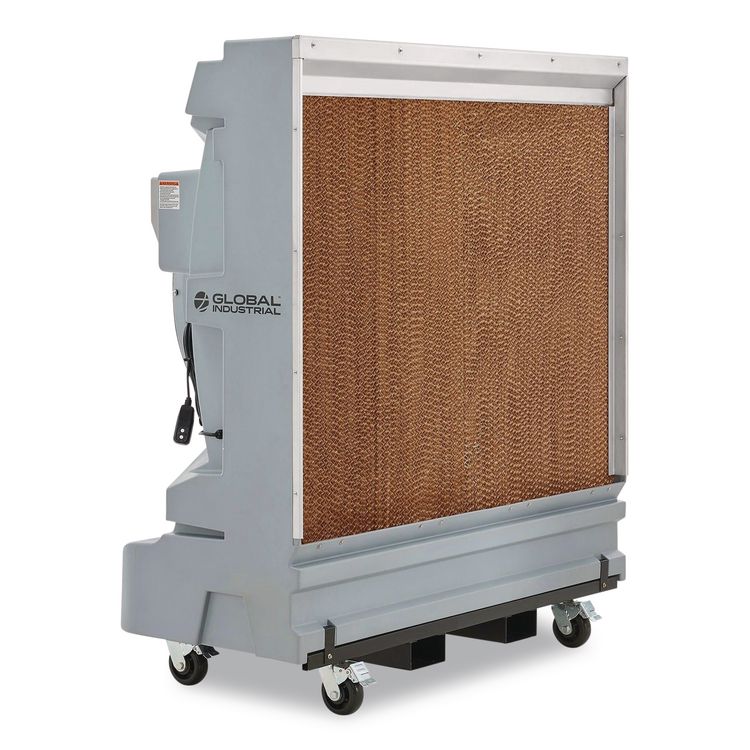 Portable Evaporative Cooler with Direct Drive, 36", 3 Speeds, 74 gal