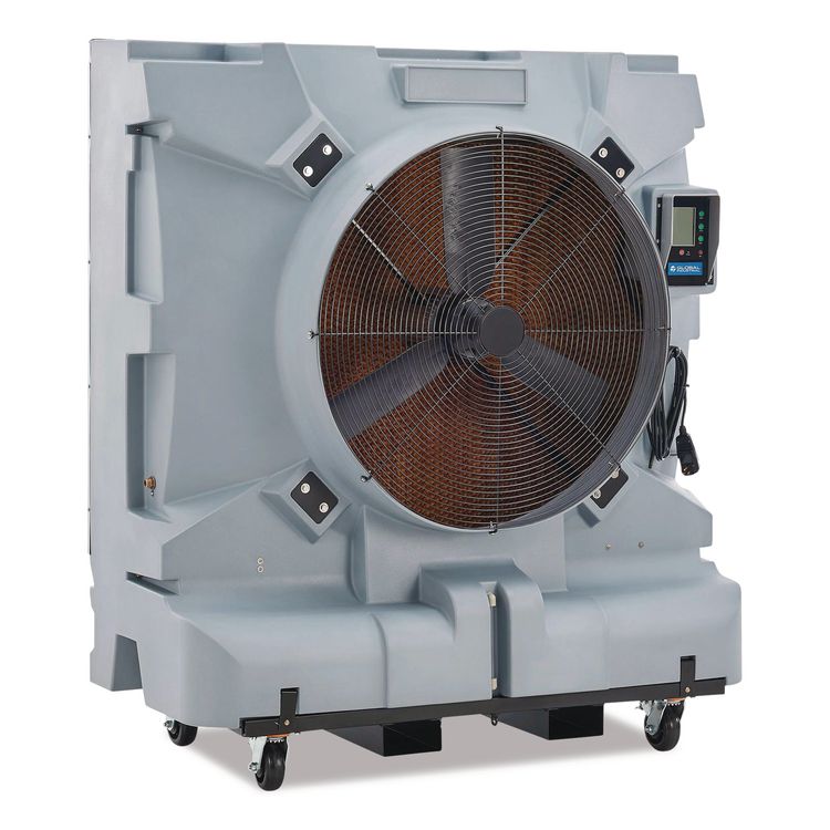 Portable Evaporative Cooler with Direct Drive, 36", 3 Speeds, 74 gal