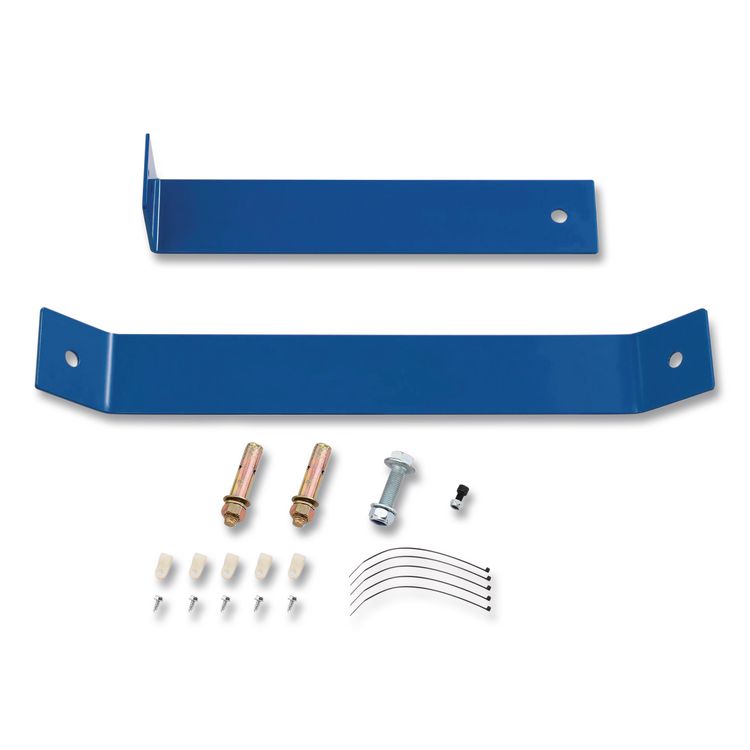High Velocity Fan, Wall and Column Mount, 14", 1 Speed, Blue