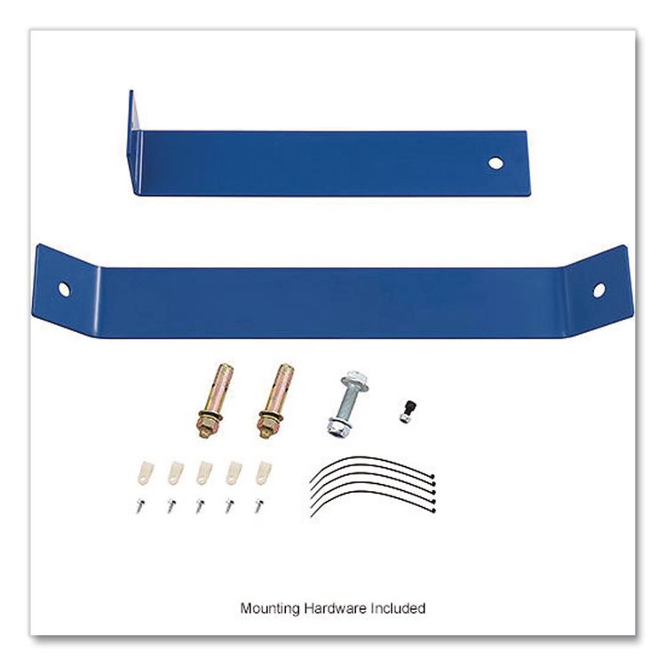 High Velocity Fan, Wall and Column Mount, 18", 1 Speed, Blue