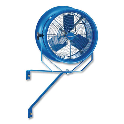 High Velocity Fan, Wall and Column Mount, 18", 1 Speed, Blue