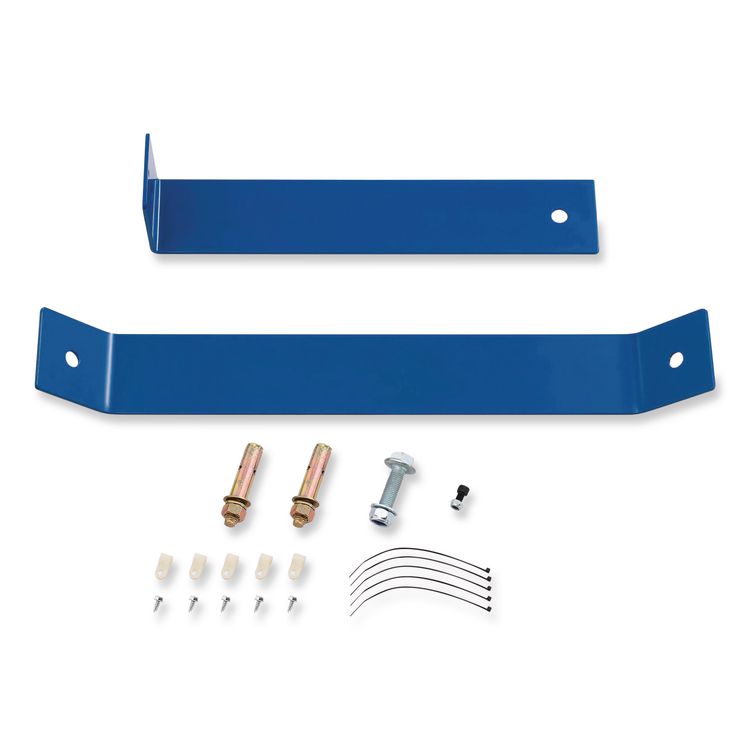 High Velocity Fan, Wall and Column Mount, 22", 1 Speed, Blue