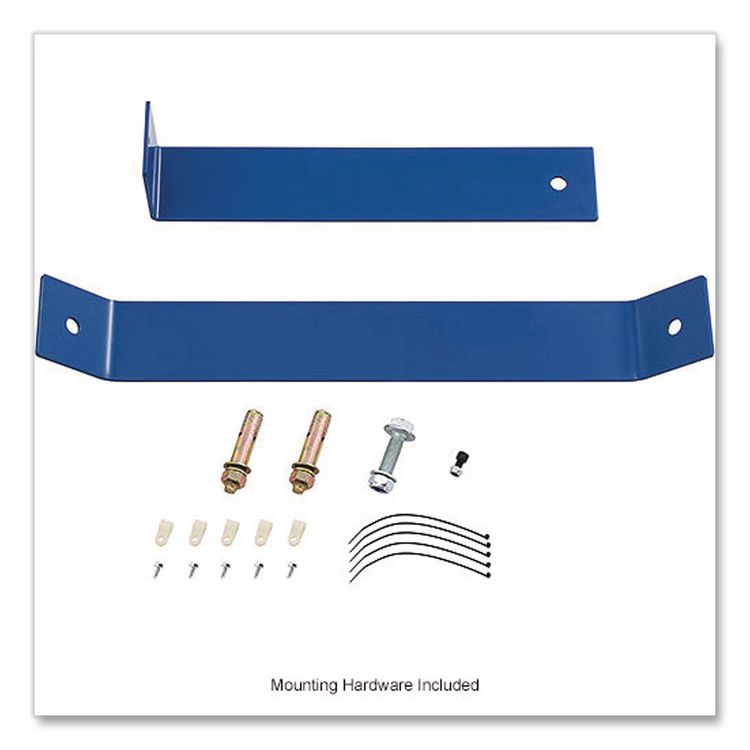High Velocity Fan, Wall and Column Mount, 22", 1 Speed, Blue
