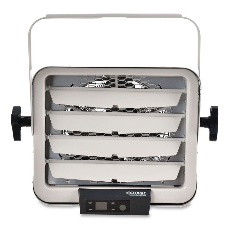 Unit Heater Horizontal Downflow with Remote, 7,500 W, 14.68 x 15 x 12.5, White