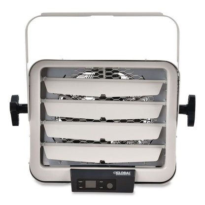 Unit Heater Horizontal Downflow with Remote, 7,500 W, 14.68 x 15 x 12.5, White