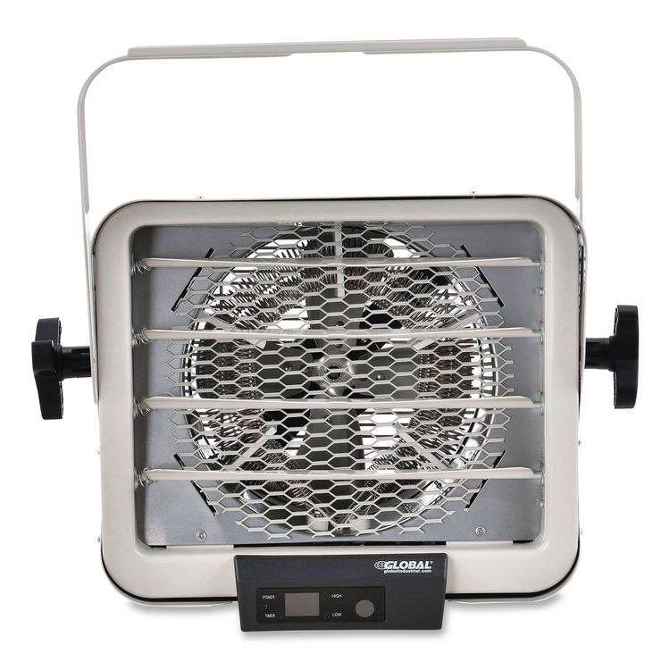 Unit Heater Horizontal Downflow with Remote, 7,500 W, 14.68 x 15 x 12.5, White