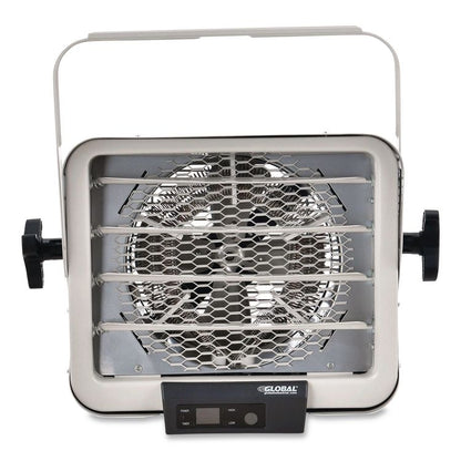 Unit Heater Horizontal Downflow with Remote, 7,500 W, 14.68 x 15 x 12.5, White