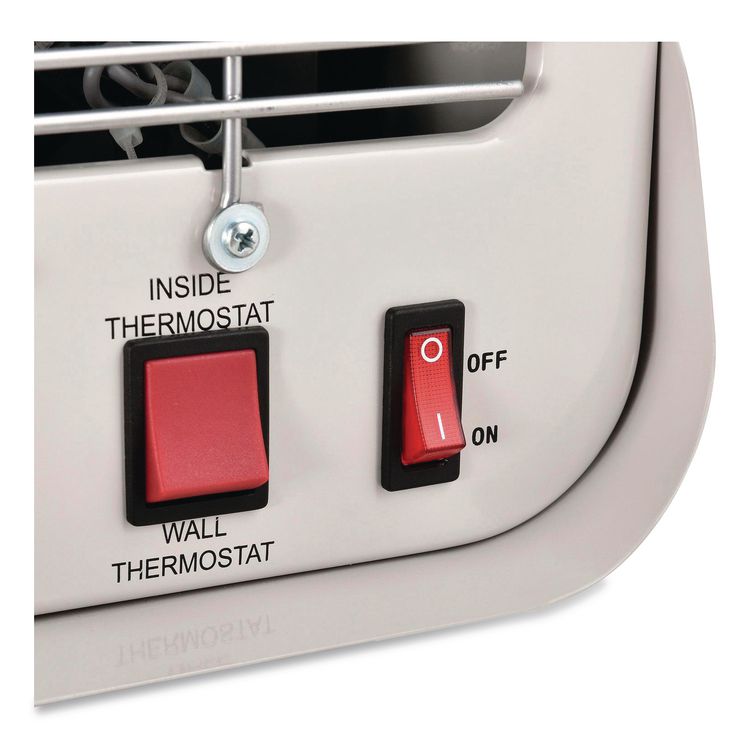 Unit Heater Horizontal Downflow with Remote, 7,500 W, 14.68 x 15 x 12.5, White