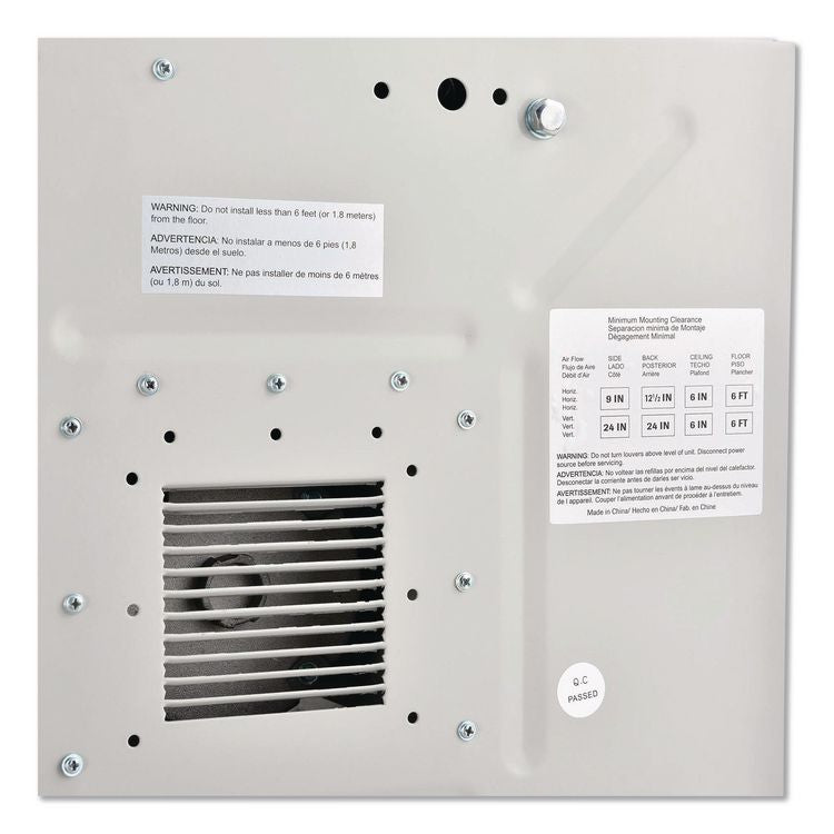 Unit Heater, Horizontal or Vertical Downflow, 20,000 W, 19 x 13.75 x 21.44, White