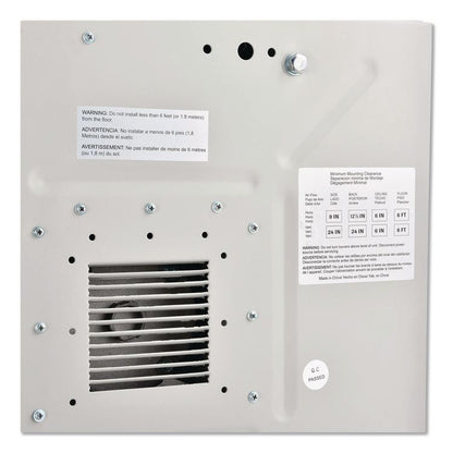 Unit Heater, Horizontal or Vertical Downflow, 20,000 W, 19 x 13.75 x 21.44, White