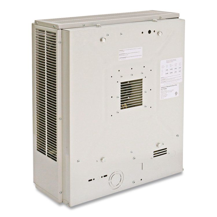 Unit Heater Horizontal or Vertical Downflow, Multi-Watt, 10,000 W, 19 x 8.5 x 21.44, White