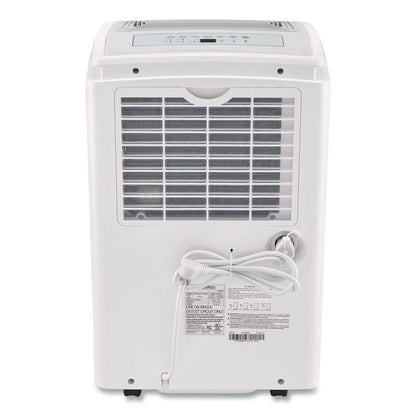 Portable Dehumidifier with Pump and Wi-Fi, 9.62 x 11.62 x 19.87, White