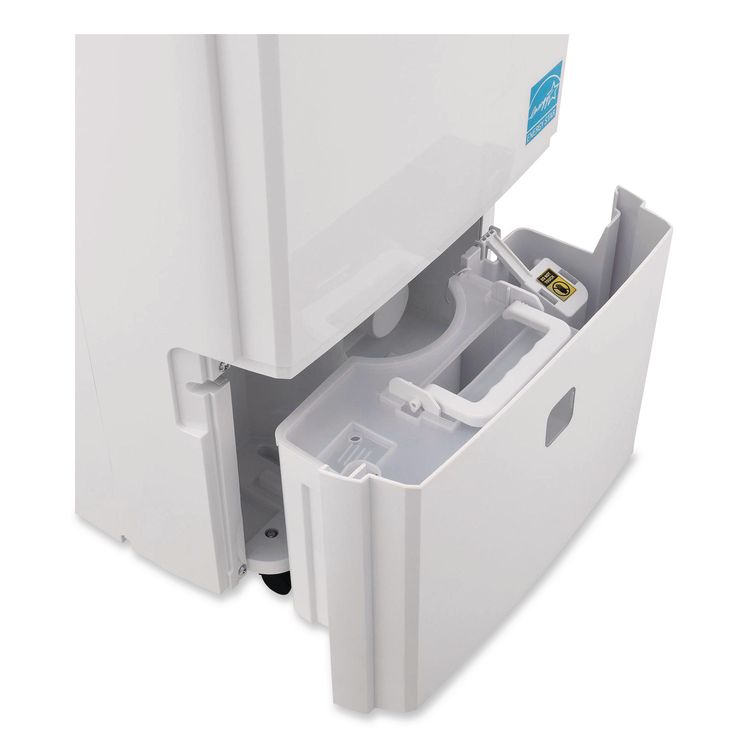 Portable Dehumidifier with Pump and Wi-Fi, 9.62 x 11.62 x 19.87, White