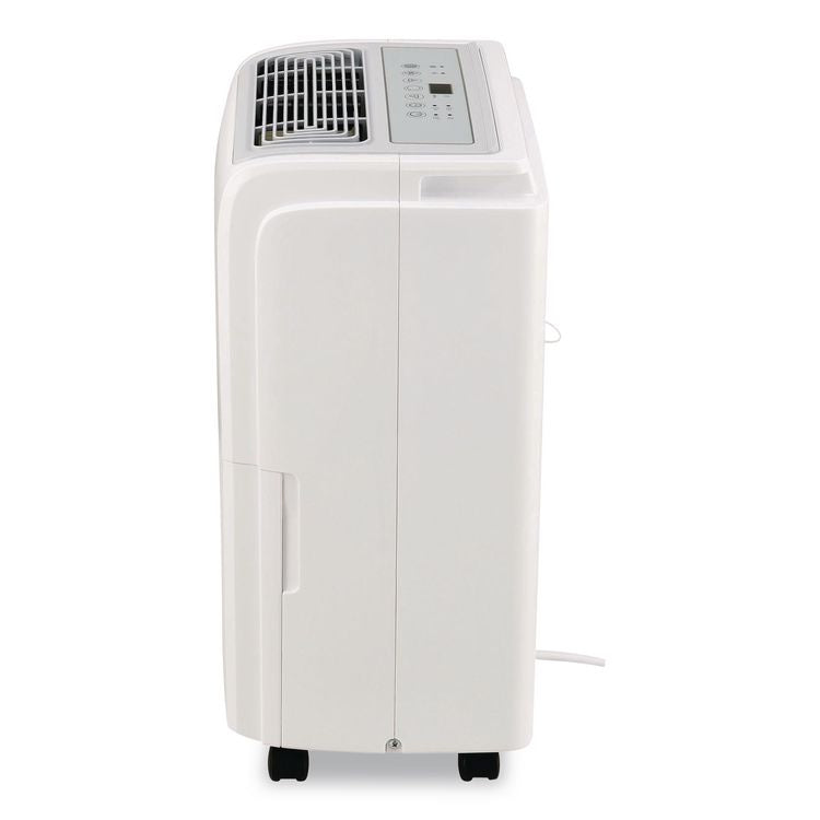 Portable Dehumidifier with Pump and Wi-Fi, 11.62 x 11.62 x 24.81, White