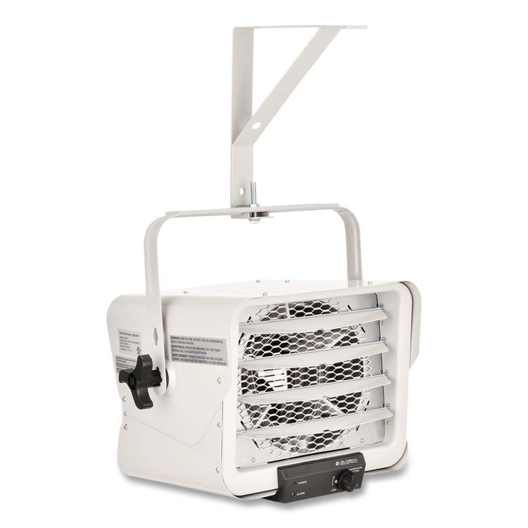 Portable Heater with Built-In Thermostat, 5,000 W, 14.12 x 17.5 x 19.62, White