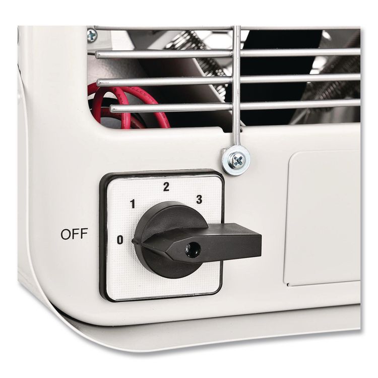 Portable Heater with Built-In Thermostat, 5,000 W, 14.12 x 17.5 x 19.62, White