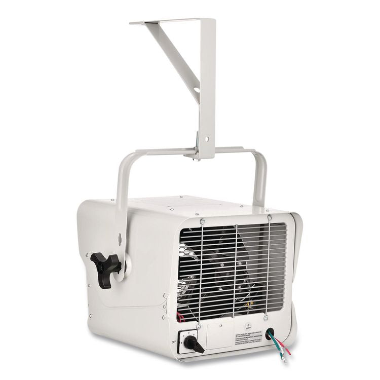 Portable Heater with Built-In Thermostat, 5,000 W, 14.12 x 17.5 x 19.62, White