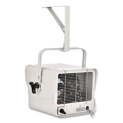 Portable Heater with Built-In Thermostat, 5,000 W, 14.12 x 17.5 x 19.62, White
