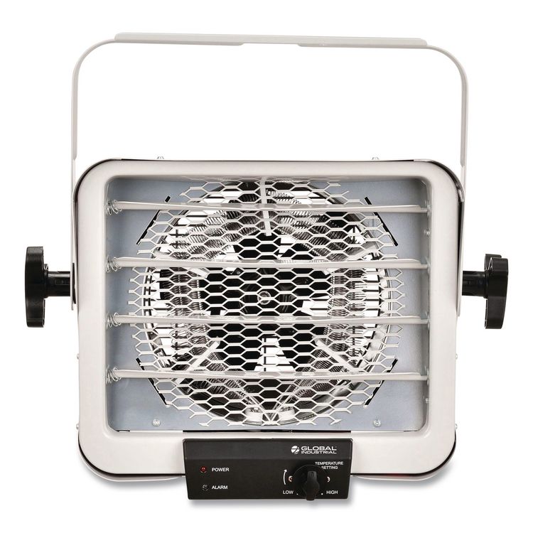 Portable Heater with Built-In Thermostat, 5,000 W, 14.12 x 17.5 x 19.62, White