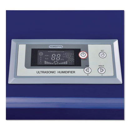 Ultrasonic Humidifier, Cool Mist with Dual Output, 53 pt Tank Capacity, 18.25 x 24.75 x 22.25, Blue