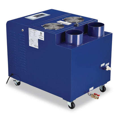 Ultrasonic Humidifier, Cool Mist with Dual Output, 53 pt Tank Capacity, 18.25 x 24.75 x 22.25, Blue