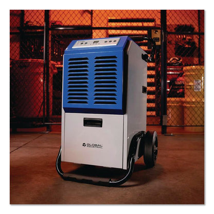 Commercial Dehumidifier with Humidistat, 70 pt Tank Capacity, 17 x 20.31 x 32.5, Gray