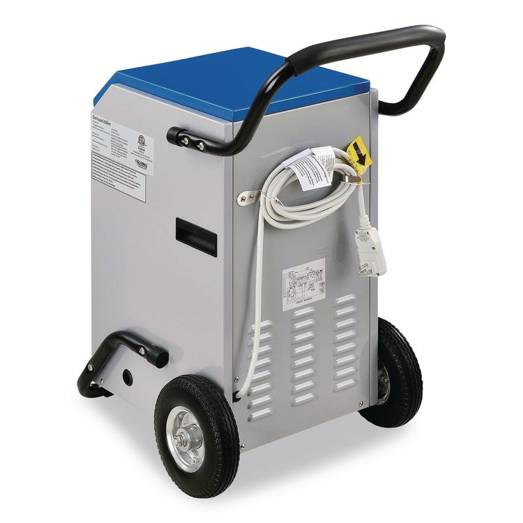 Commercial Dehumidifier with Humidistat, 70 pt Tank Capacity, 17 x 20.31 x 32.5, Gray