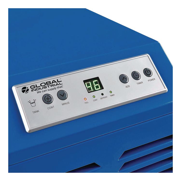 Commercial Dehumidifier with Humidistat, 70 pt Tank Capacity, 17 x 20.31 x 32.5, Gray