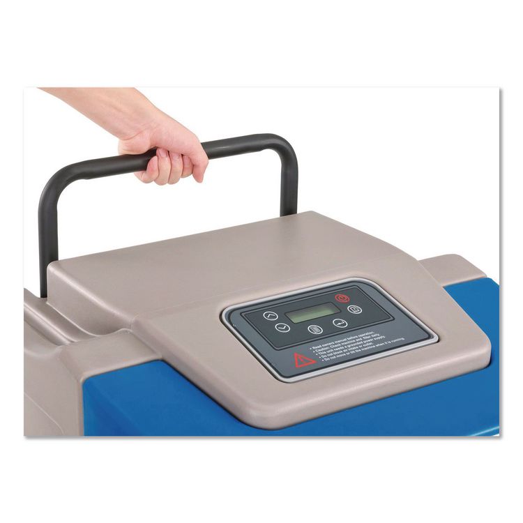 Low Grain Refrigerant Dehumidifier with Pump, 130 pt Tank Capacity, 22.43 x 20.81 x 37.81, Blue