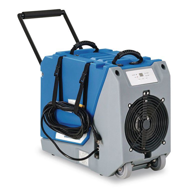 Crawl Space Commercial Dehumidifier With Pump, 90 pt Tank Capacity, 13.31 x 34 x 25, Blue