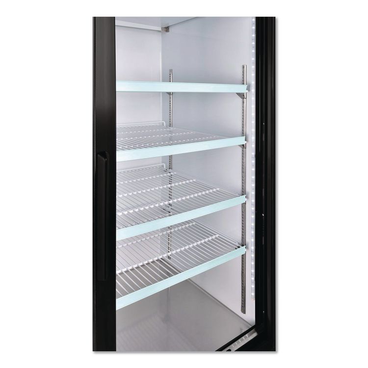 Nexel Merchandiser Refrigerator, 45 cu ft, Black