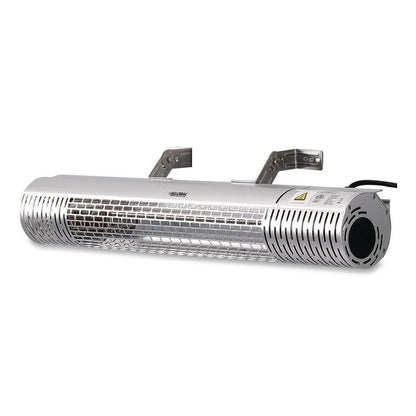 Infrared Patio Heater with Remote Control, 1,500 W. 30.75 x 5 x 5.38, Silver
