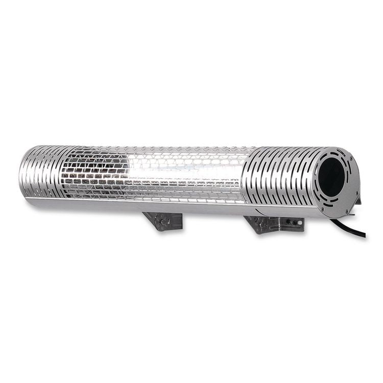 Infrared Patio Heater with Remote Control, 1,500 W. 30.75 x 5 x 5.38, Silver