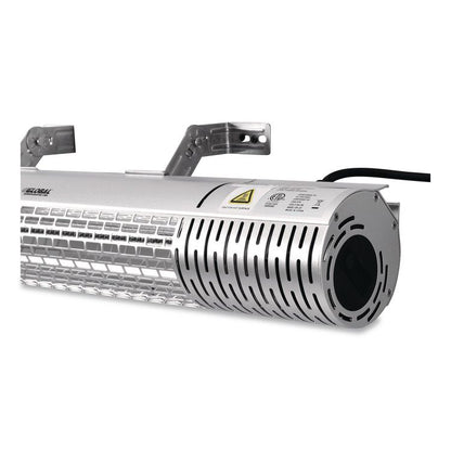Infrared Patio Heater with Remote Control, 1,500 W. 30.75 x 5 x 5.38, Silver