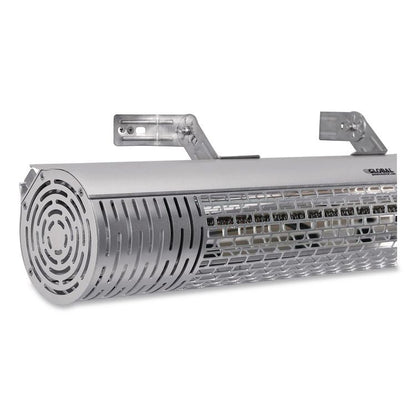 Infrared Patio Heater with Remote Control, 1,500 W. 30.75 x 5 x 5.38, Silver