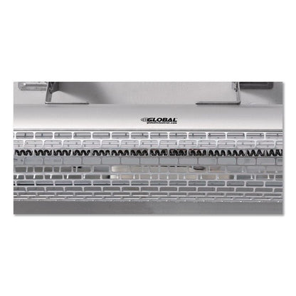 Infrared Patio Heater with Remote Control, 1,500 W. 30.75 x 5 x 5.38, Silver