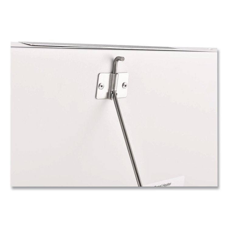 Radiant Panel Heater, 120 W, 22.43 x 1.06 x 14.87, White