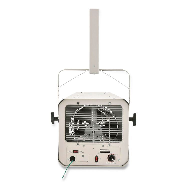 Unit Heater, Horizontal Downflow, 10,000 W, 18.13 x 16.75 x 16.06, White