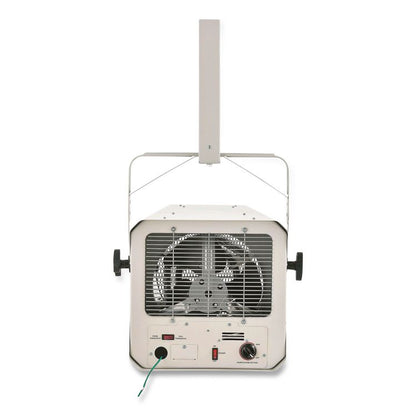 Unit Heater, Horizontal Downflow, 10,000 W, 18.13 x 16.75 x 16.06, White