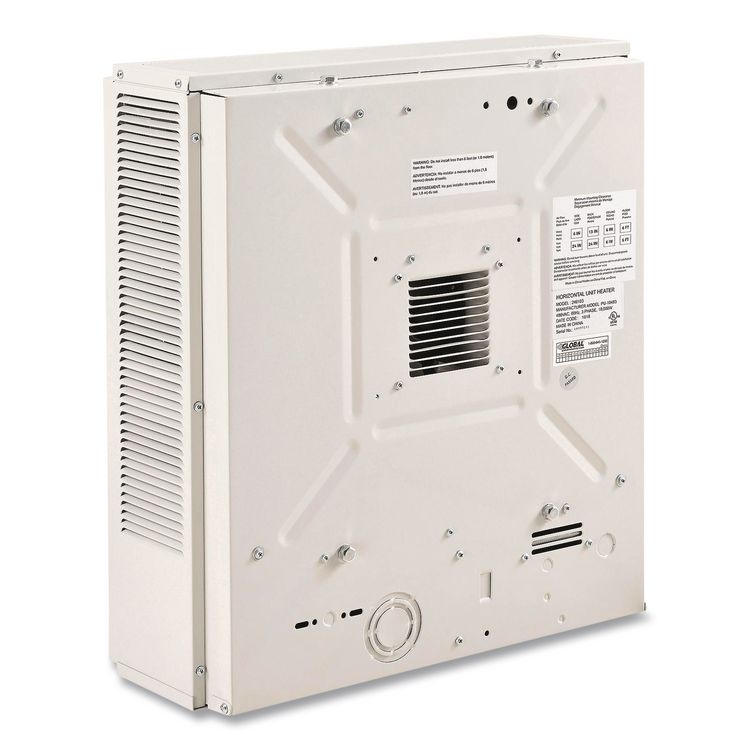 Unit Heater, Horizontal or Vertical Downflow, 10,000 W, 18.12 x 16.75 x 16.06, White