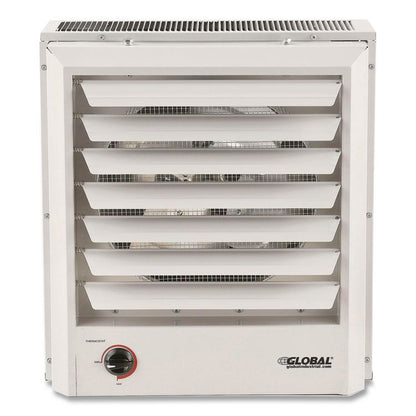Unit Heater, Horizontal or Vertical Downflow, 10,000 W, 18.12 x 16.75 x 16.06, White