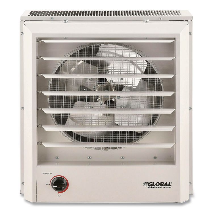 Unit Heater, Horizontal or Vertical Downflow, 10,000 W, 18.12 x 16.75 x 16.06, White