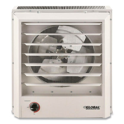 Unit Heater, Horizontal or Vertical Downflow, 10,000 W, 18.12 x 16.75 x 16.06, White