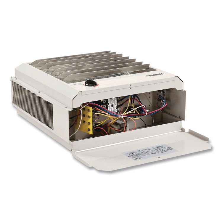 Unit Heater, Horizontal or Vertical Downflow, 10,000 W, 18.12 x 16.75 x 16.06, White