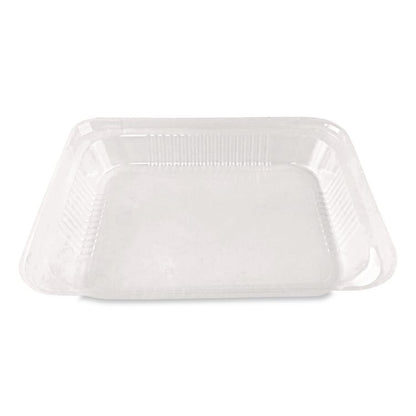 Plastic Dome Lid, 10.75 x 10.19 x 1.63, Clear, 100/Carton