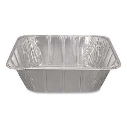 Aluminum Steam Table Pans, Half-Size Extra Deep, 4.19" Deep, 10.31 x 12.69, 100/Carton