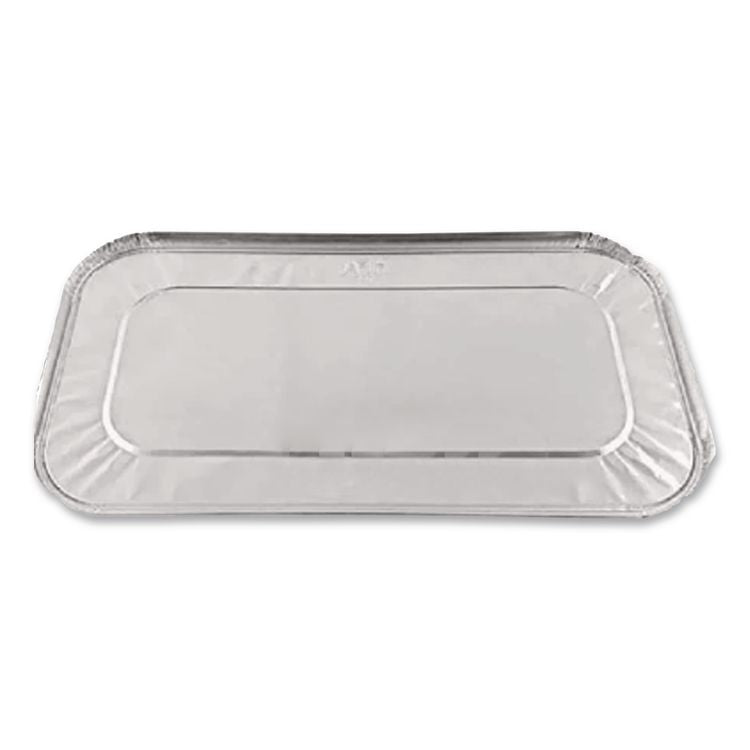 Steam Pan Foil Lids, Fits One-Third Size Pan, 0.5" Deep, 6.4 x 12.7, 200/Carton